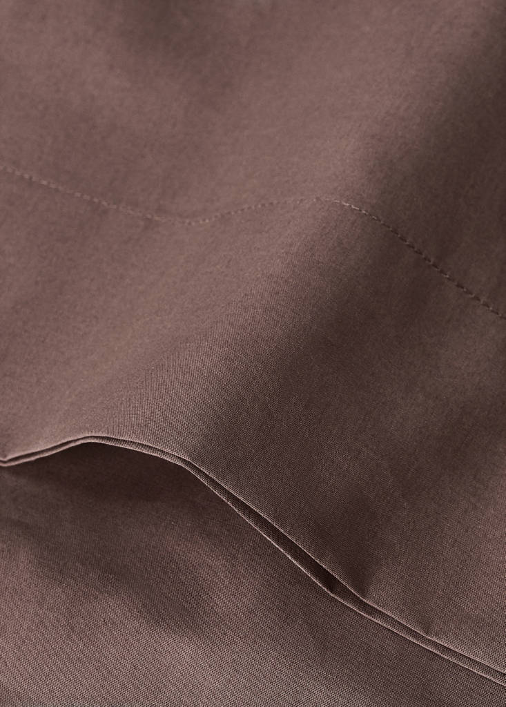 Pillowcase 100% cotton 45x110 cm — Brown
