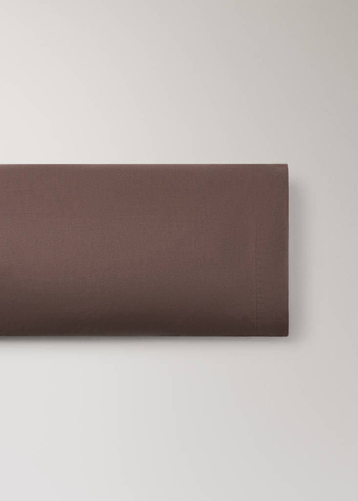Pillowcase 100% cotton 45x110 cm — Brown