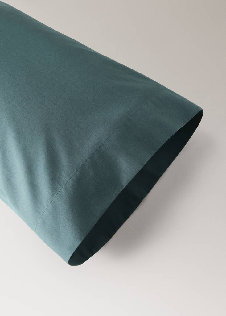 Pillowcase 100% cotton 45x110 cm — Green