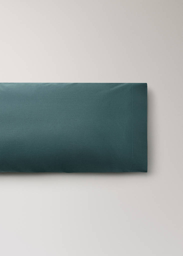 Pillowcase 100% cotton 45x110 cm — Green