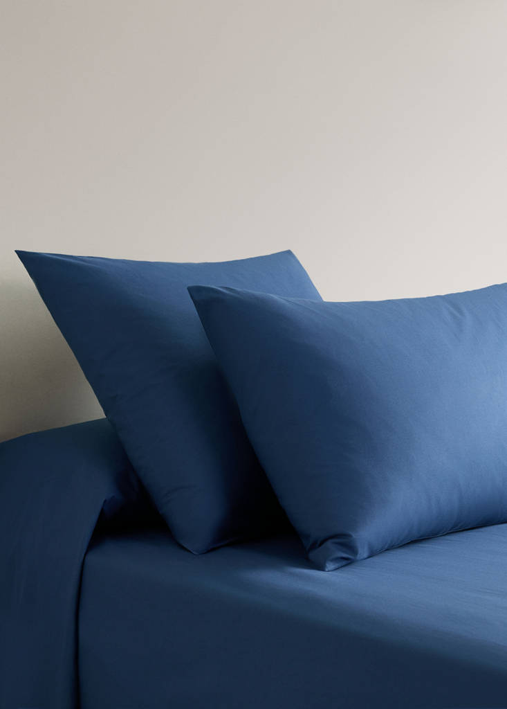 Pillowcase 100% cotton 45x110 cm — Indigo Blue