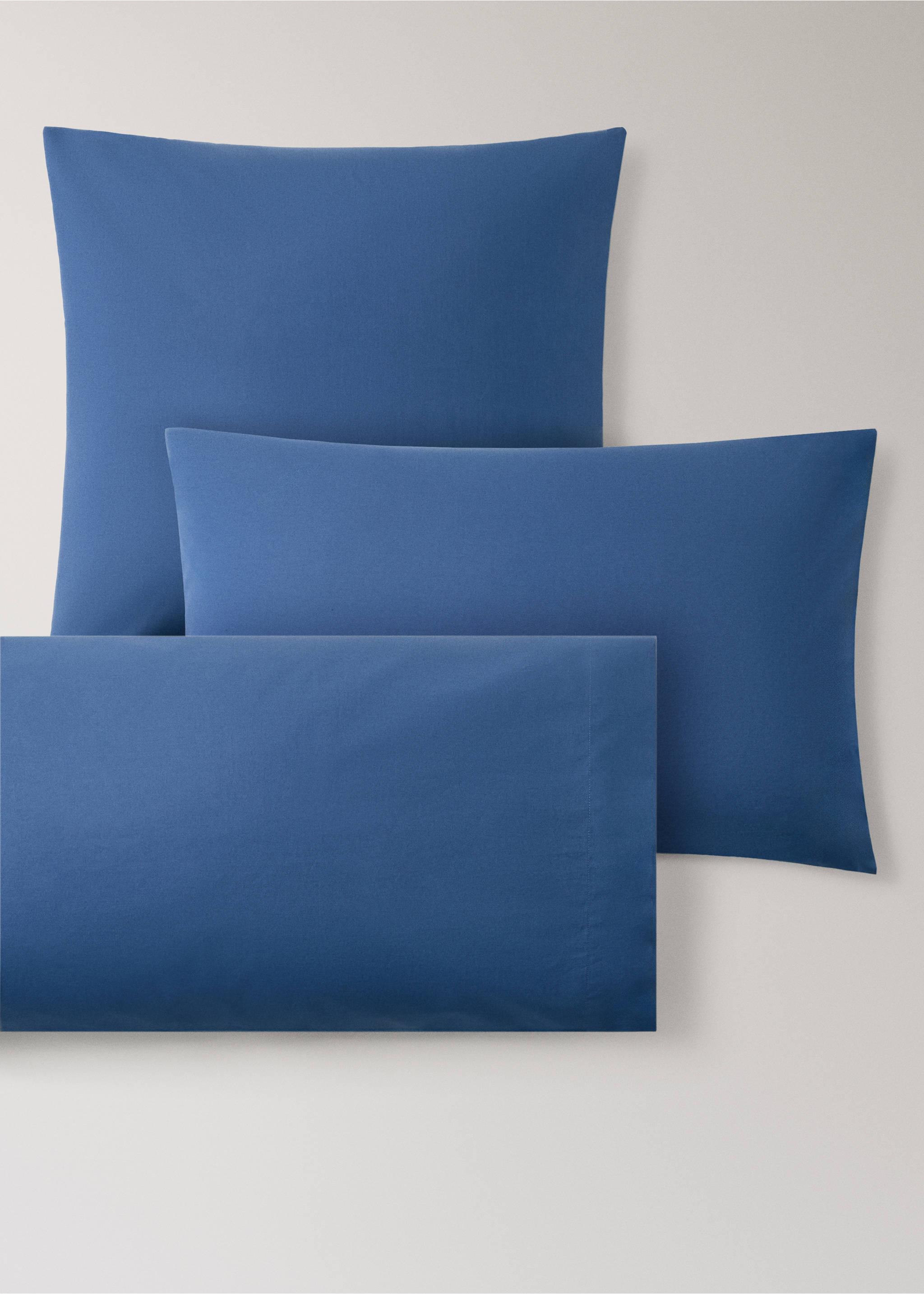 Pillowcase 100% cotton 45x110 cm - Details of the article 3, Indigo Blue. Ref: 37022968-00.