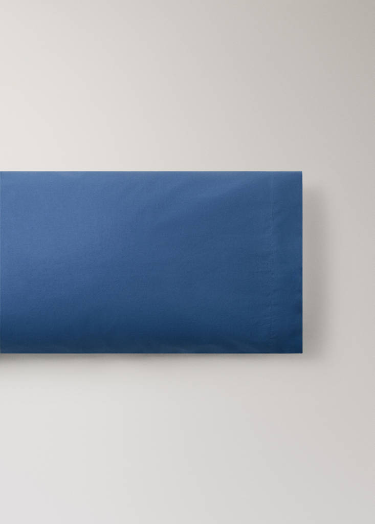 Pillowcase 100% cotton 45x110 cm — Indigo Blue