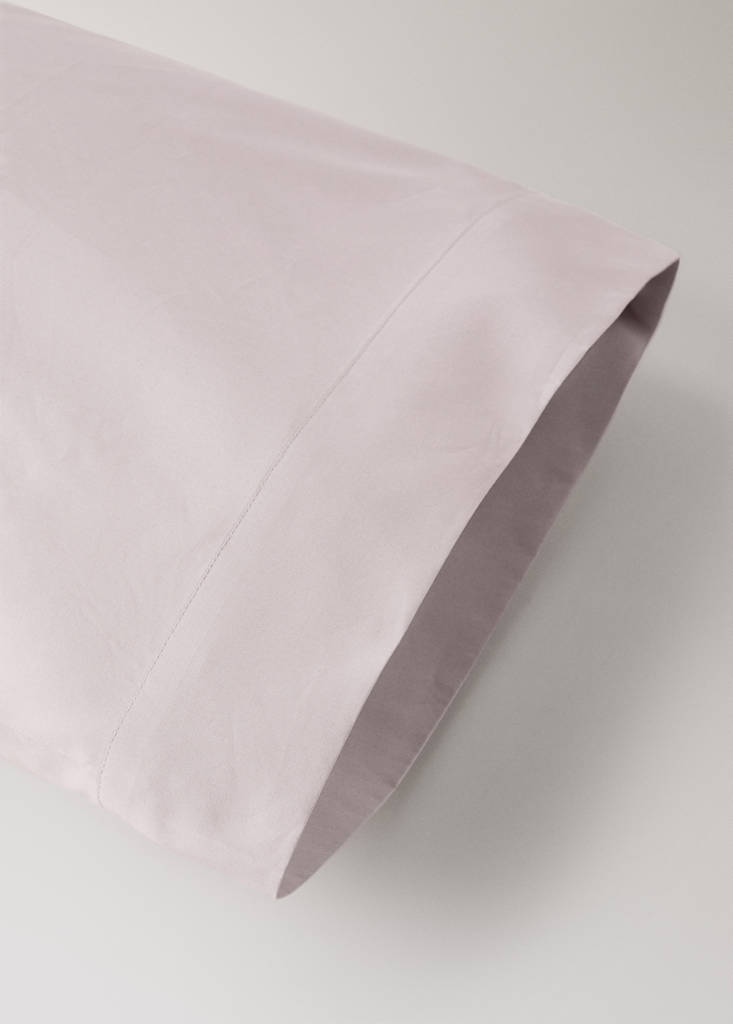 Pillowcase 100% cotton 45x110 cm — Pale Pink