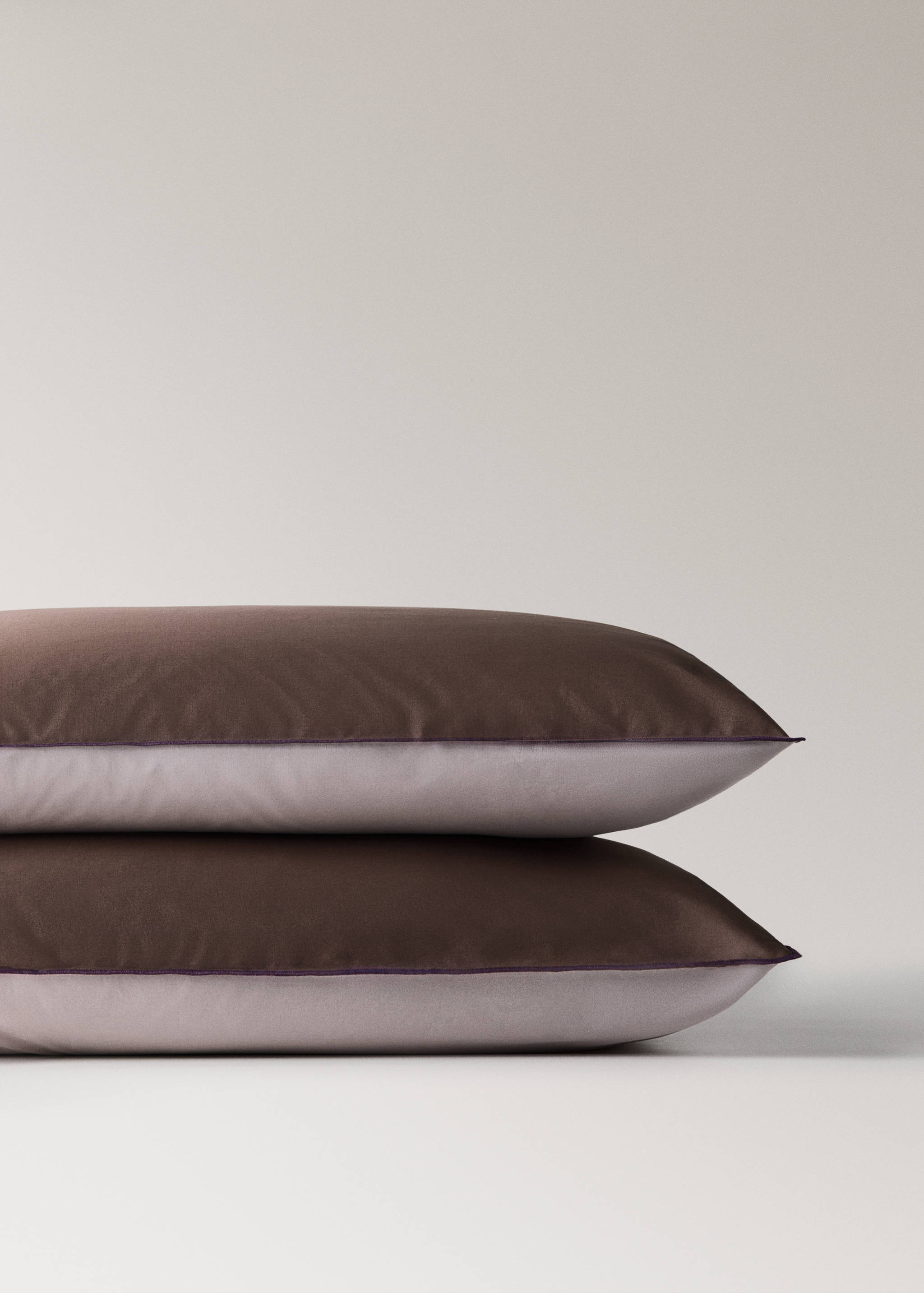 100% cotton percale pillowcase 50x75 cm - Details of the article 2