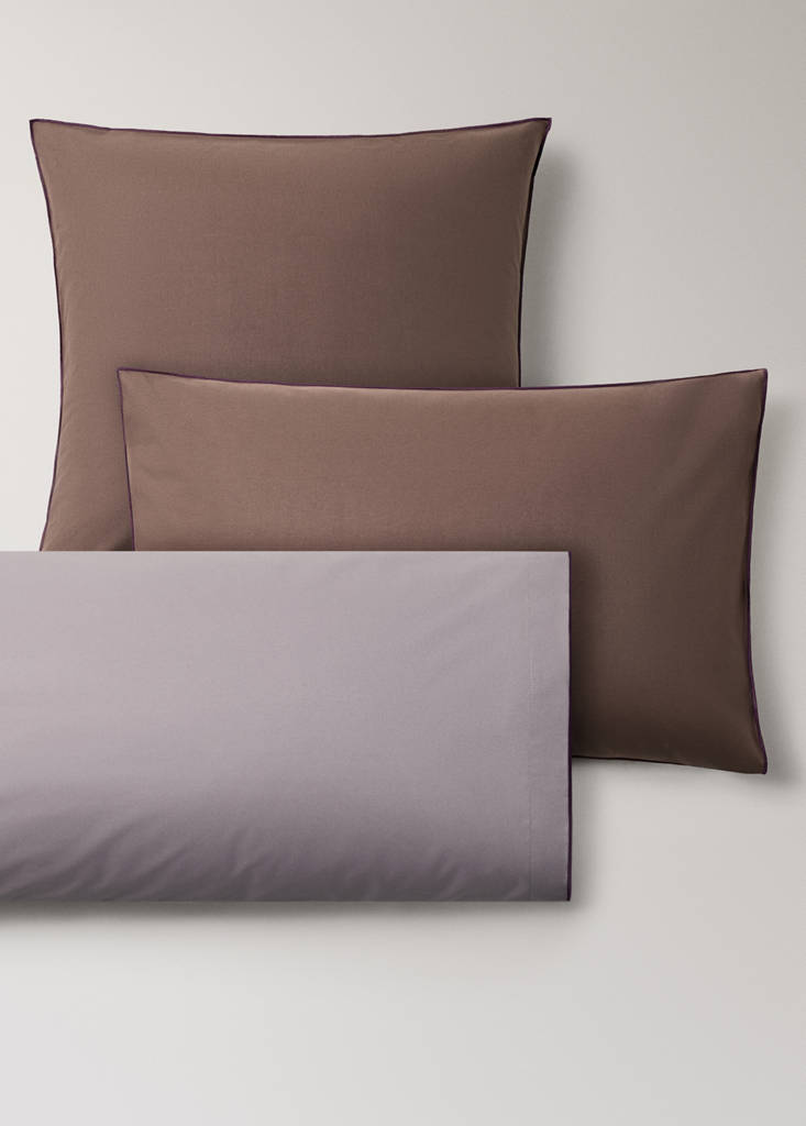 Pack of 2 pillow covers 60x60cm — Brown