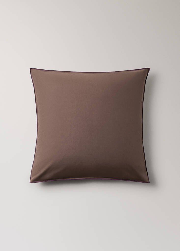 Pack of 2 pillow covers 60x60cm — Brown