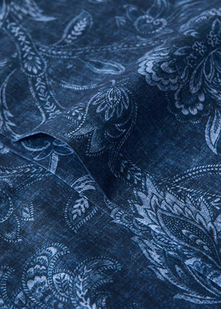Pillowcase 100% cotton 45 x 110 cm — Indigo Blue