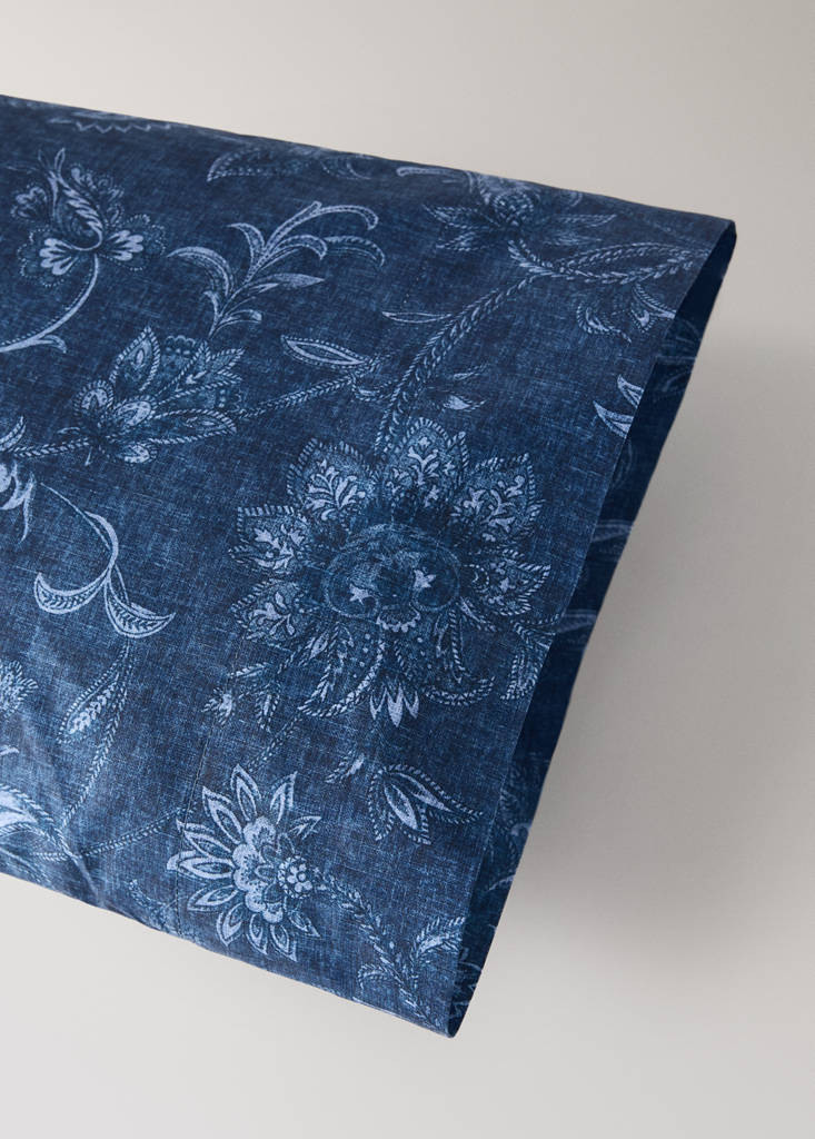 Pillowcase 100% cotton 45 x 110 cm — Indigo Blue