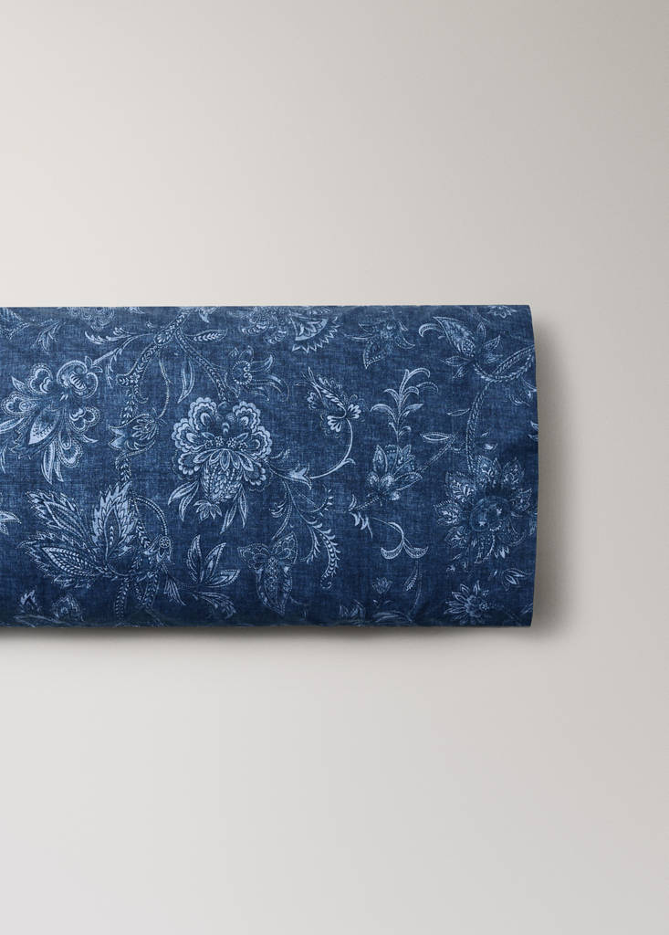 Pillowcase 100% cotton 45 x 110 cm — Indigo Blue