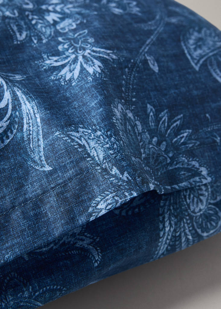 Pillowcase 100% cotton 50x75 cm — Indigo Blue