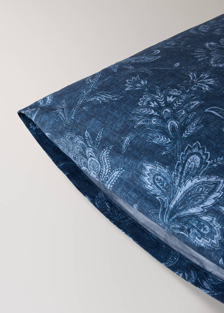 Pillowcase 100% cotton 50x75 cm — Indigo Blue