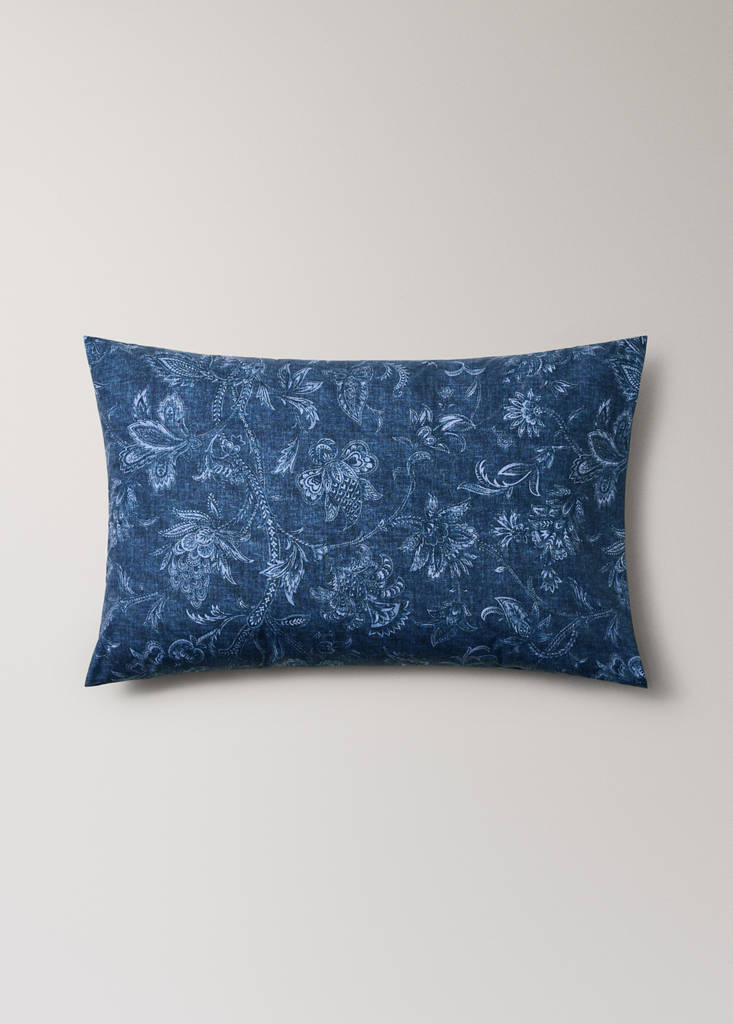 Pillowcase 100% cotton 50x75 cm — Indigo Blue