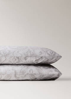 Two floral print pillowcases 50x75cm — Sand 4