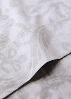 Floral-print pillow case 45x110cm — Sand 2