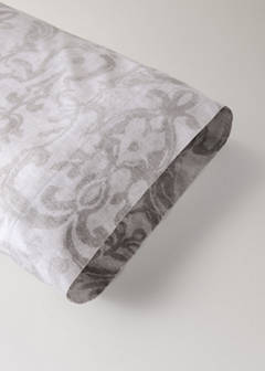 Floral-print pillow case 45x110cm — Sand 3