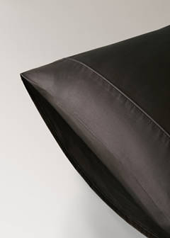 Two 600-thread cotton satin pillowcases 50x75 cm — Brown 2