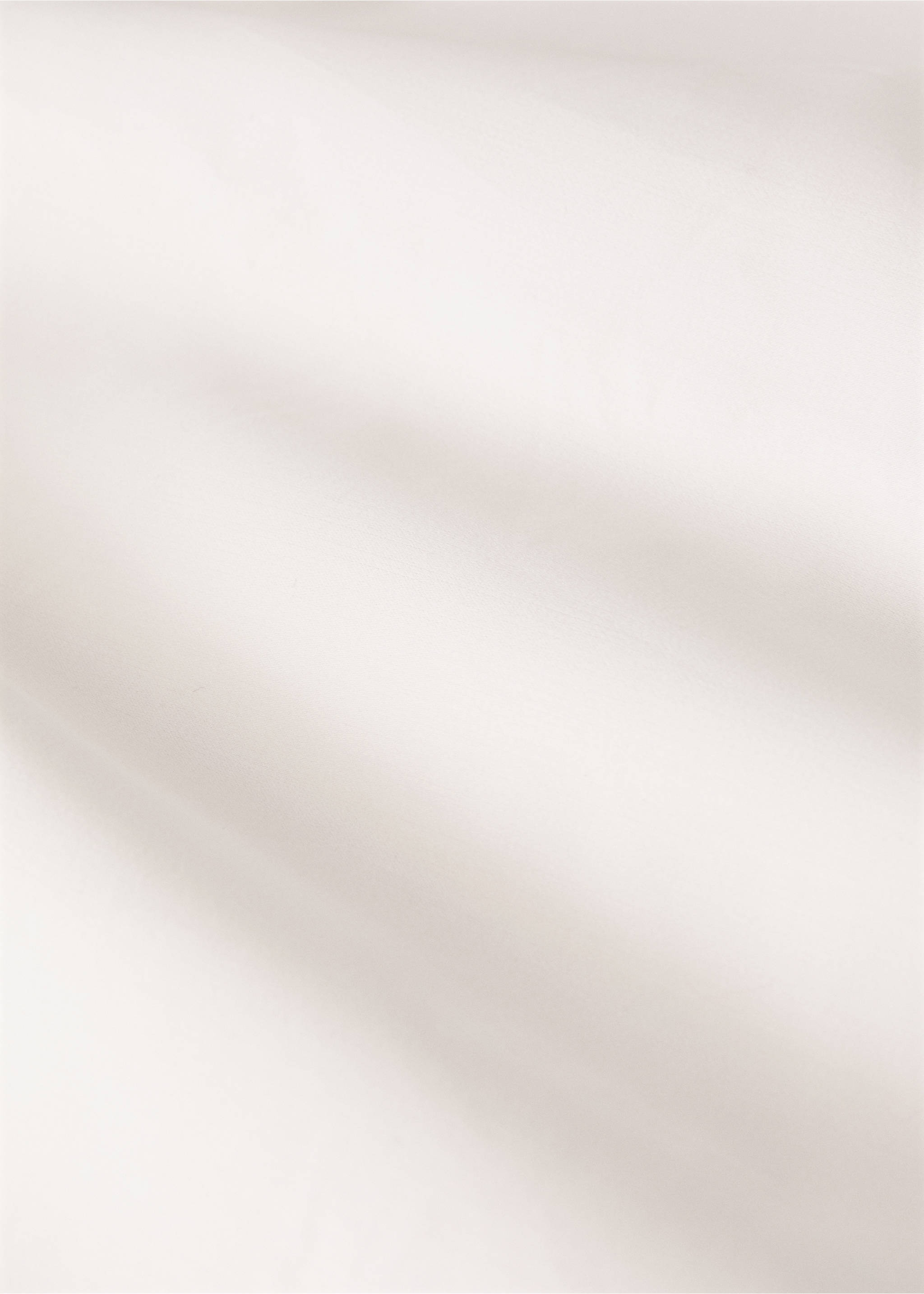 100% cotton sateen duvet cover for 200 cm bed - Details of the article 1, Ecru. Ref: 37023025-00.