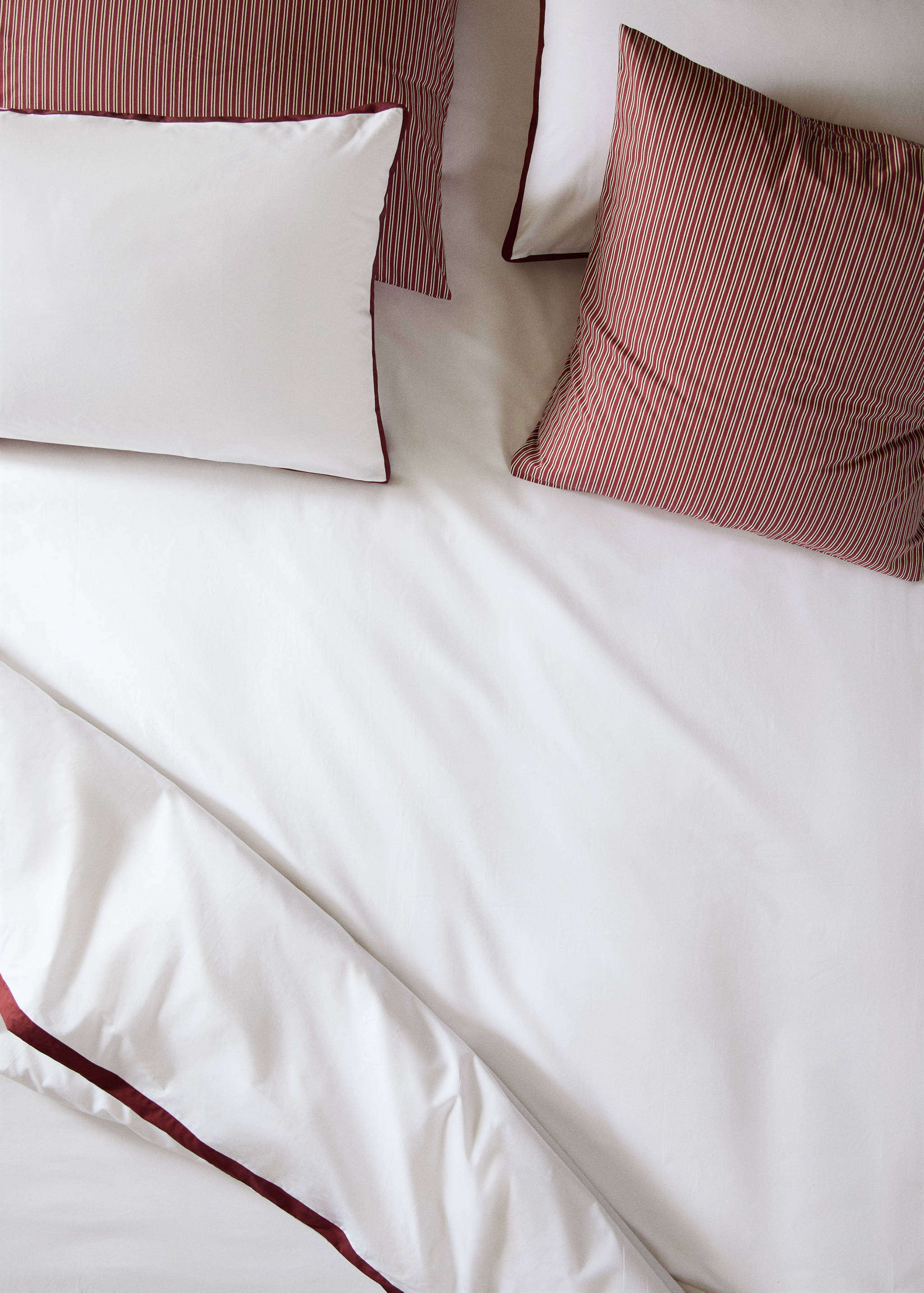 Housse de couette 100 % coton détail liseré lit 150/160 cm - Détail de l'article 7