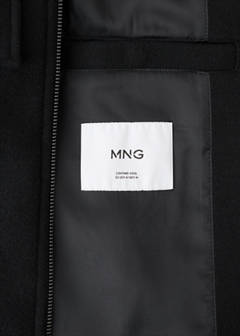 Wool blend bomber jacket with pockets — Black 8
