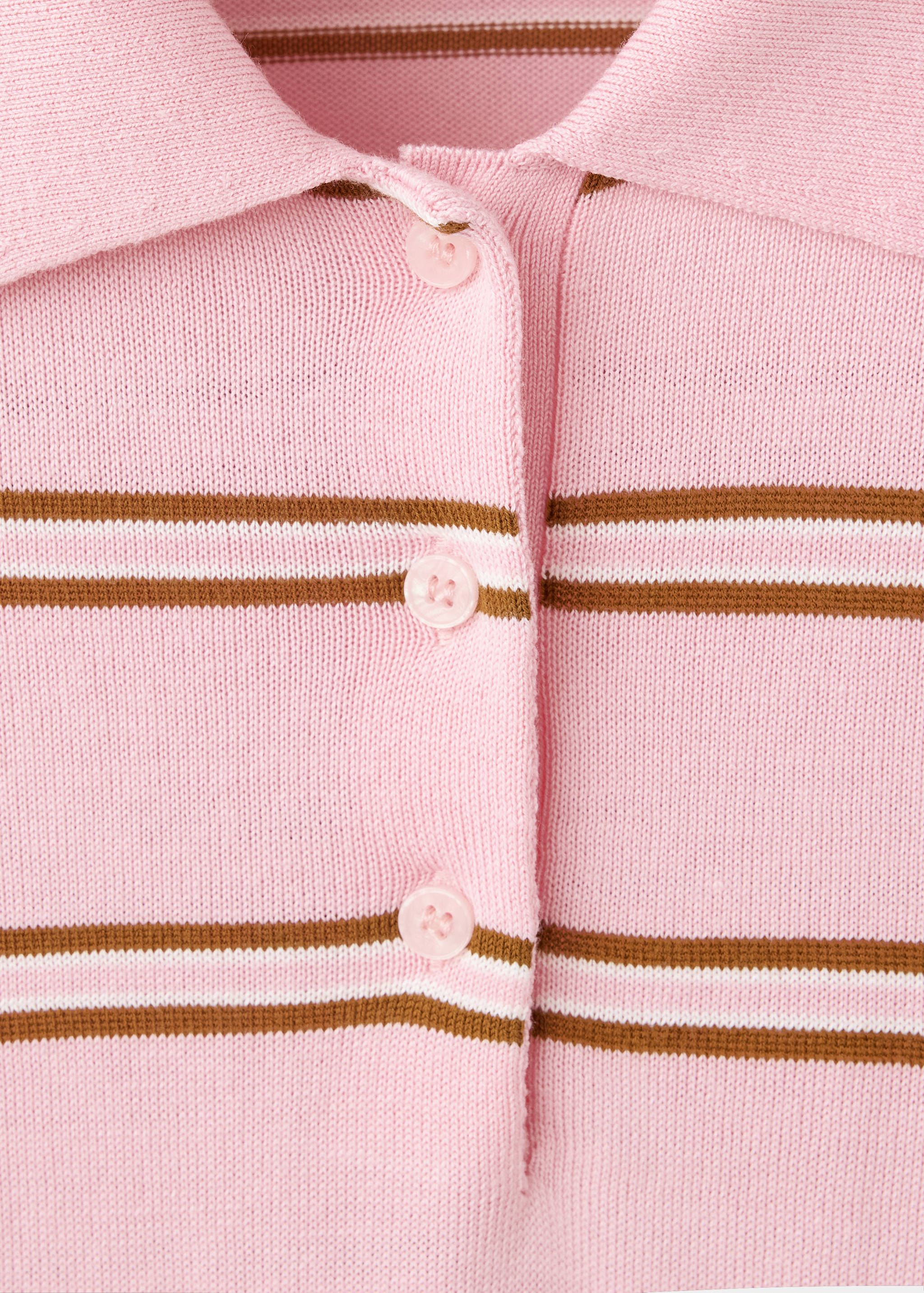 Pull-over rayures col polo - Détail de l'article 8