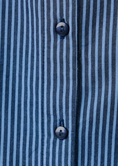 Striped sleeveless shirt — Sky Blue 6