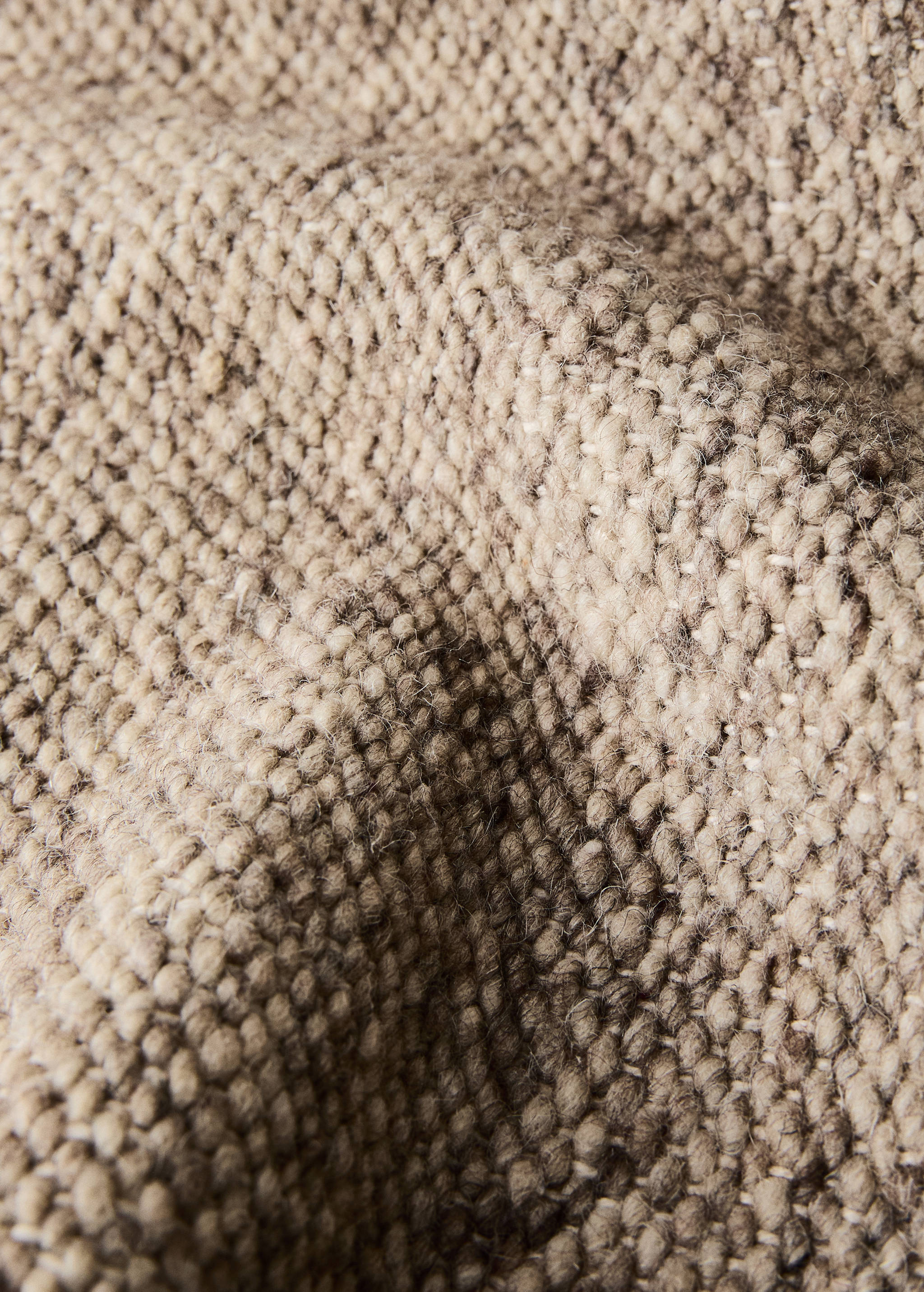 Large wool and cotton blend rug - Details of the article 1