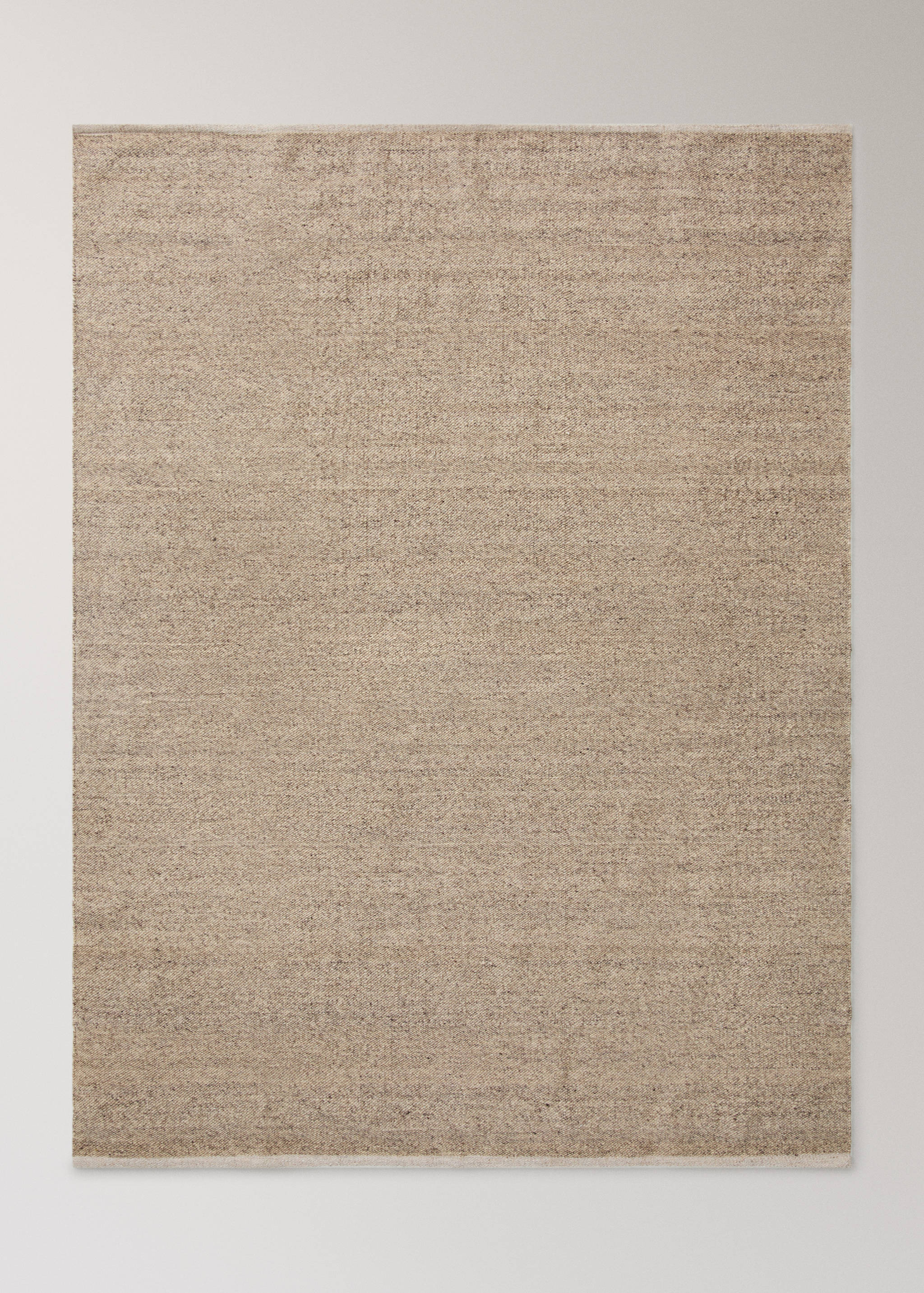 Large wool and cotton blend rug - Article without model