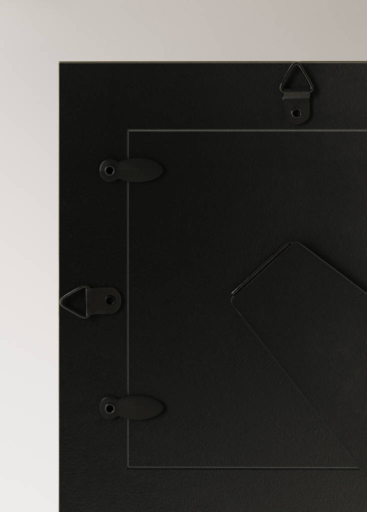 Small glass photo frame — Gold
