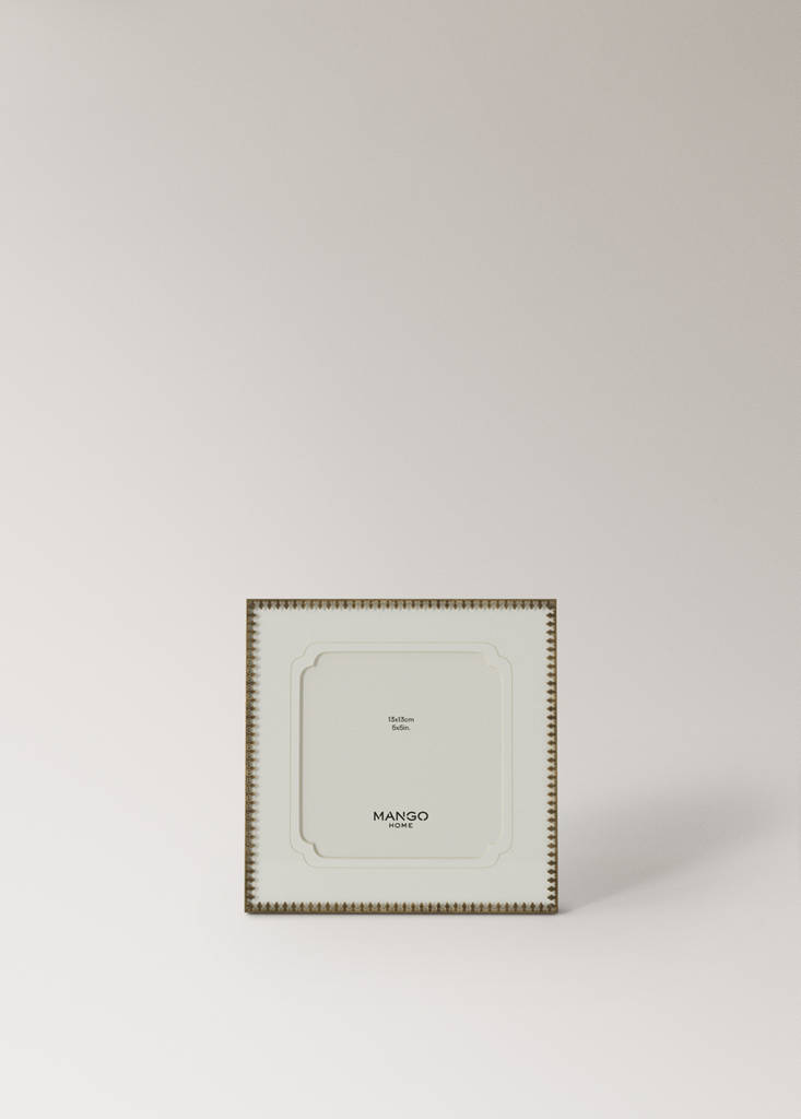 Small glass photo frame — Gold