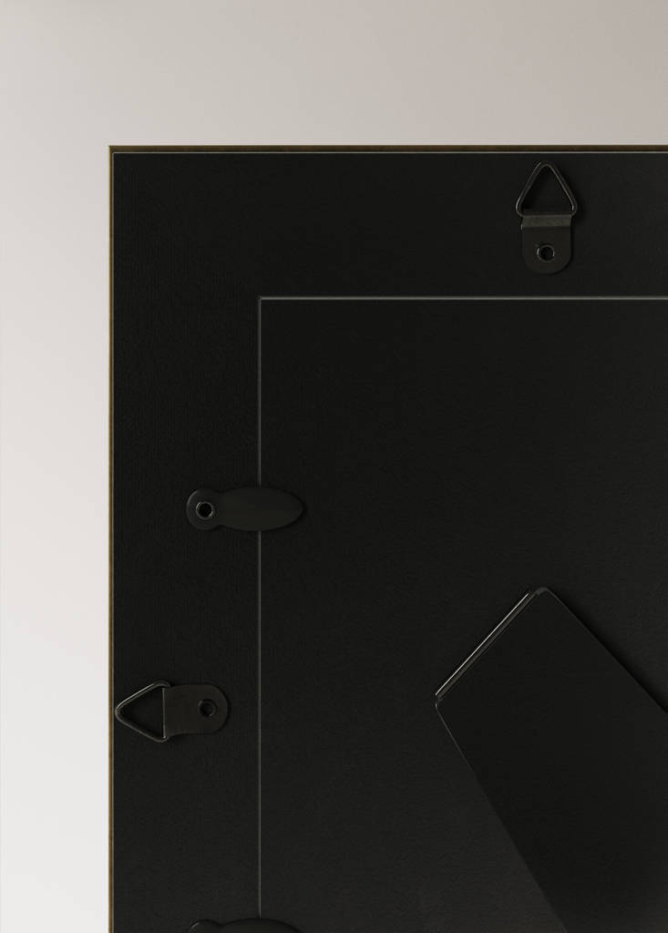 Small glass photo frame — Gold
