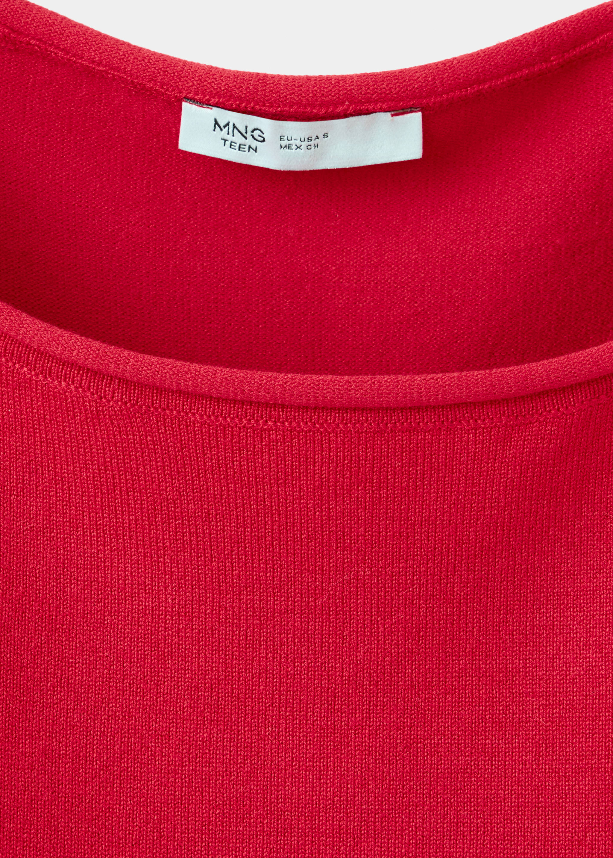 Short-sleeved knitted sweater - Details of the article 8
