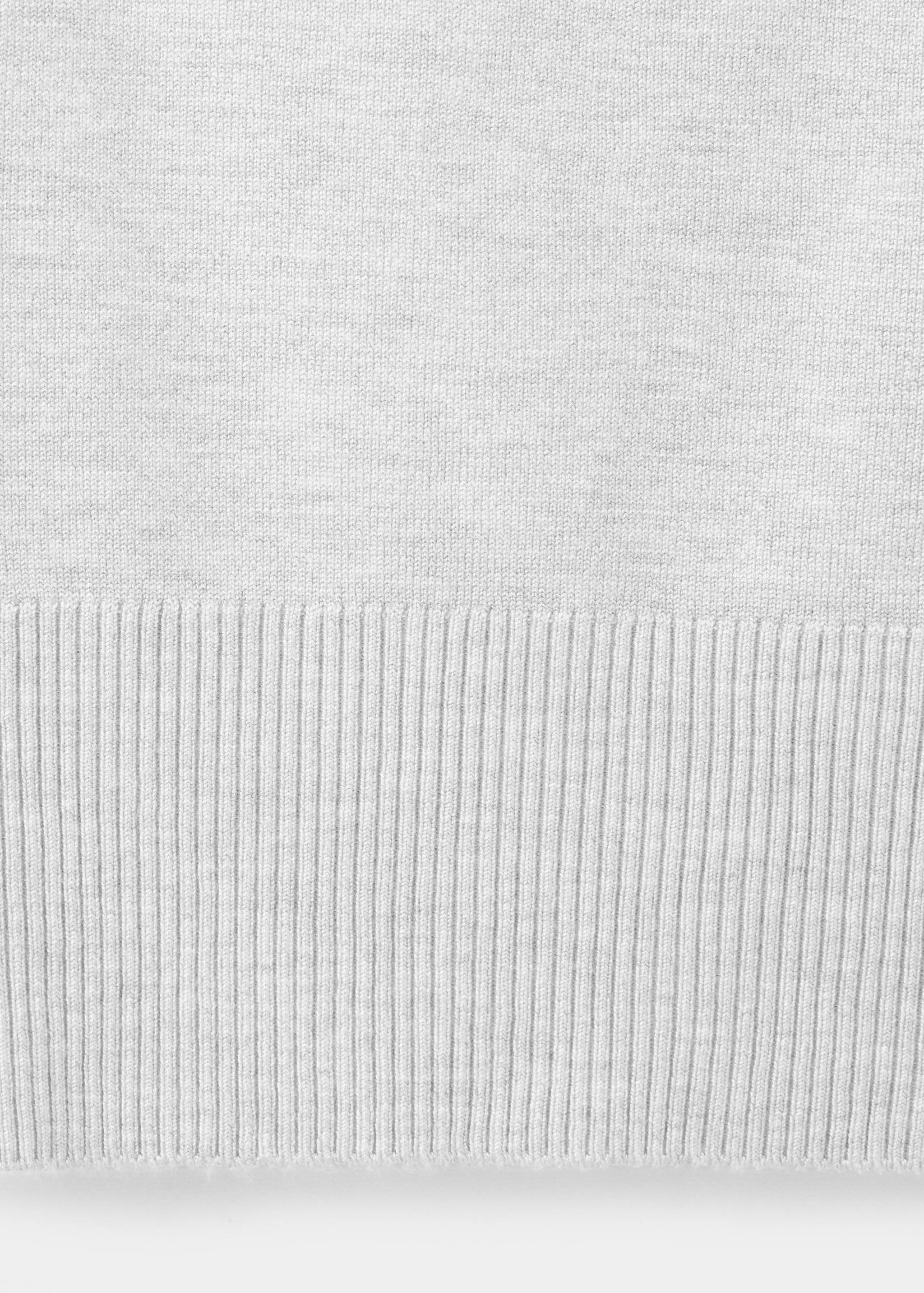 Short-sleeved knitted sweater - Details of the article 0