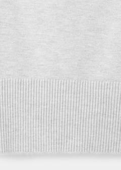 Short-sleeved knitted sweater — Medium Heather Grey 6