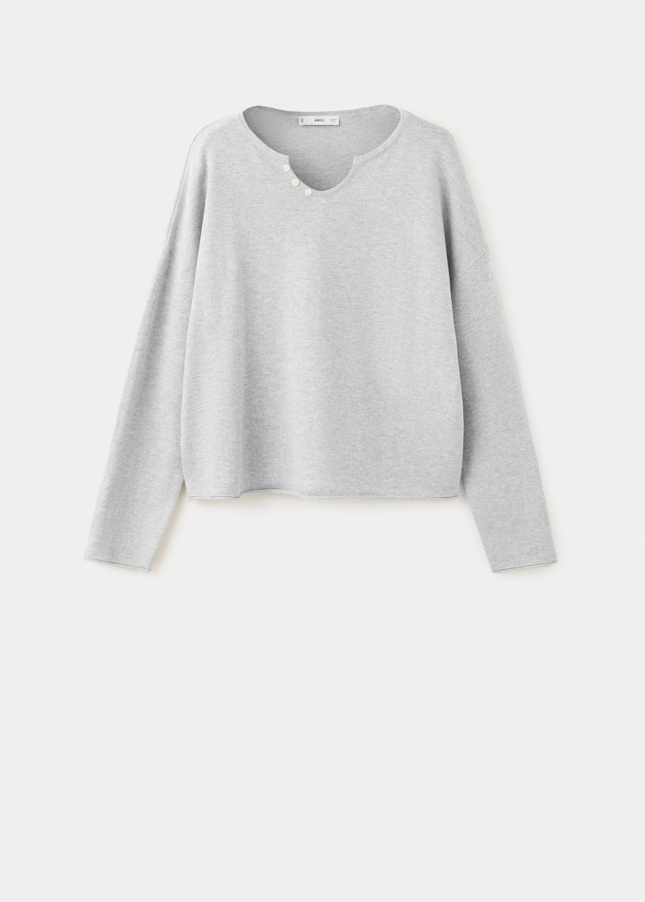 V-neck knit sweater - Article without model