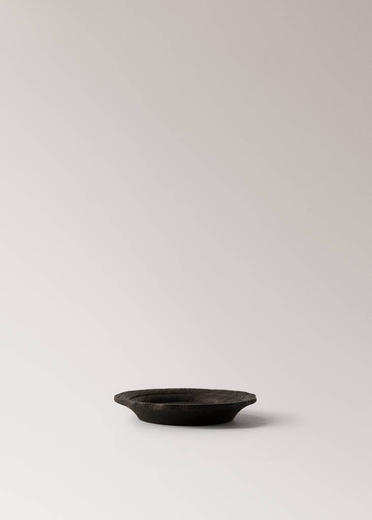 Wooden tealight holder — Brown
