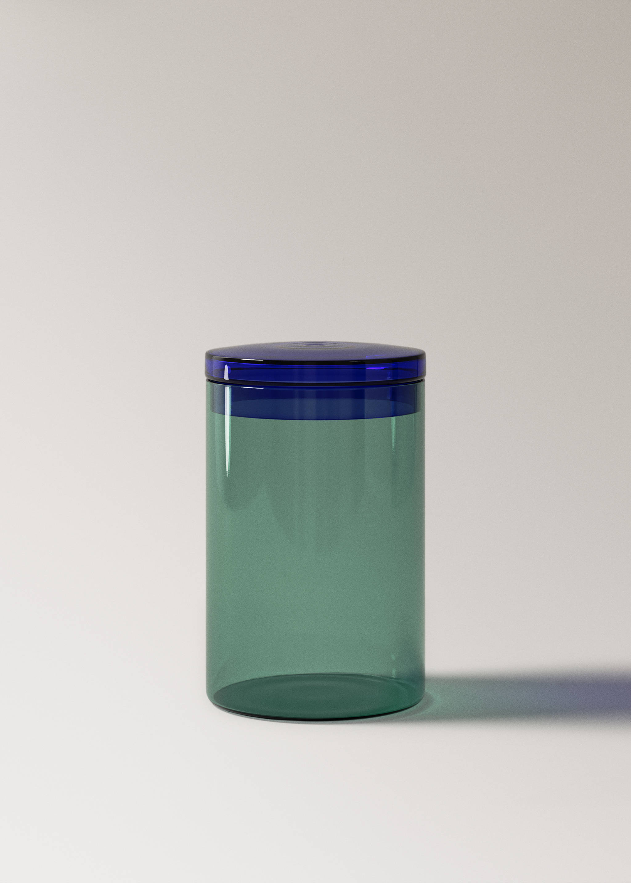 Two-tone glass jar - Article without model