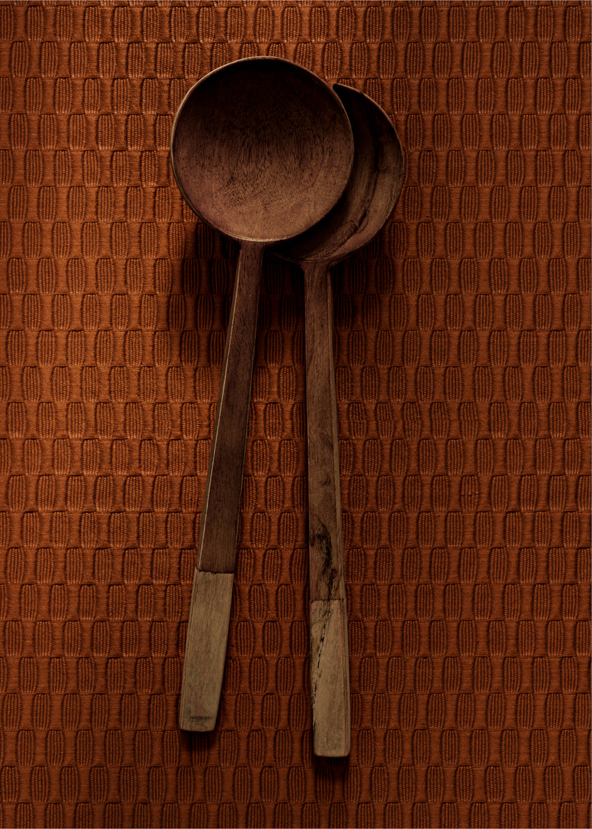 Wooden salad serving set - General plane, Brown. Ref: 37023304-00.