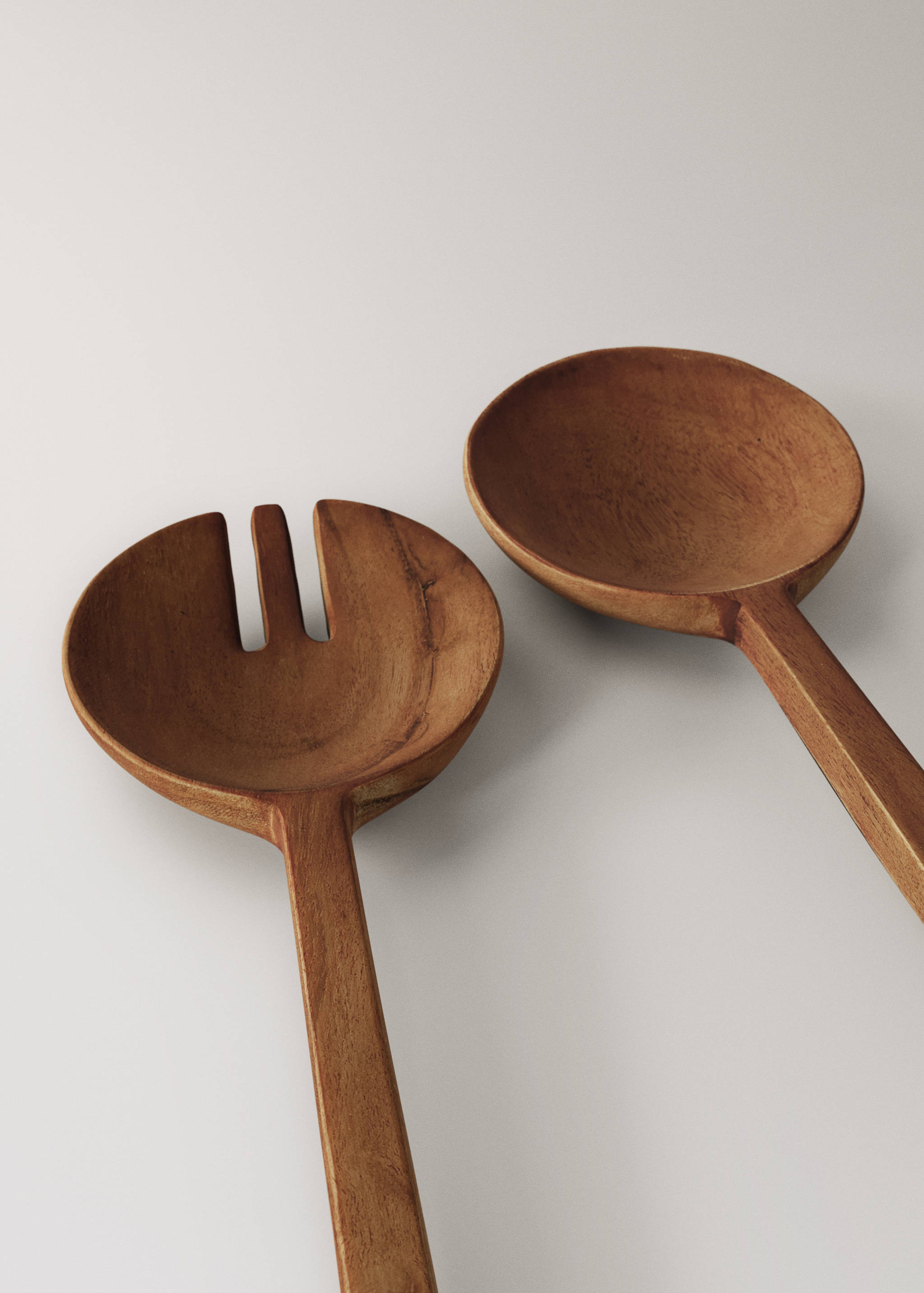 Wooden salad serving set - Details of the article 1