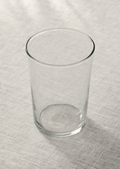 Smooth glass vase M — Ice Grey 1