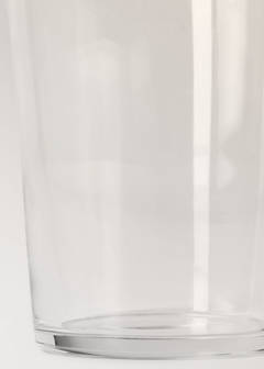 Smooth glass vase M — Ice Grey 3