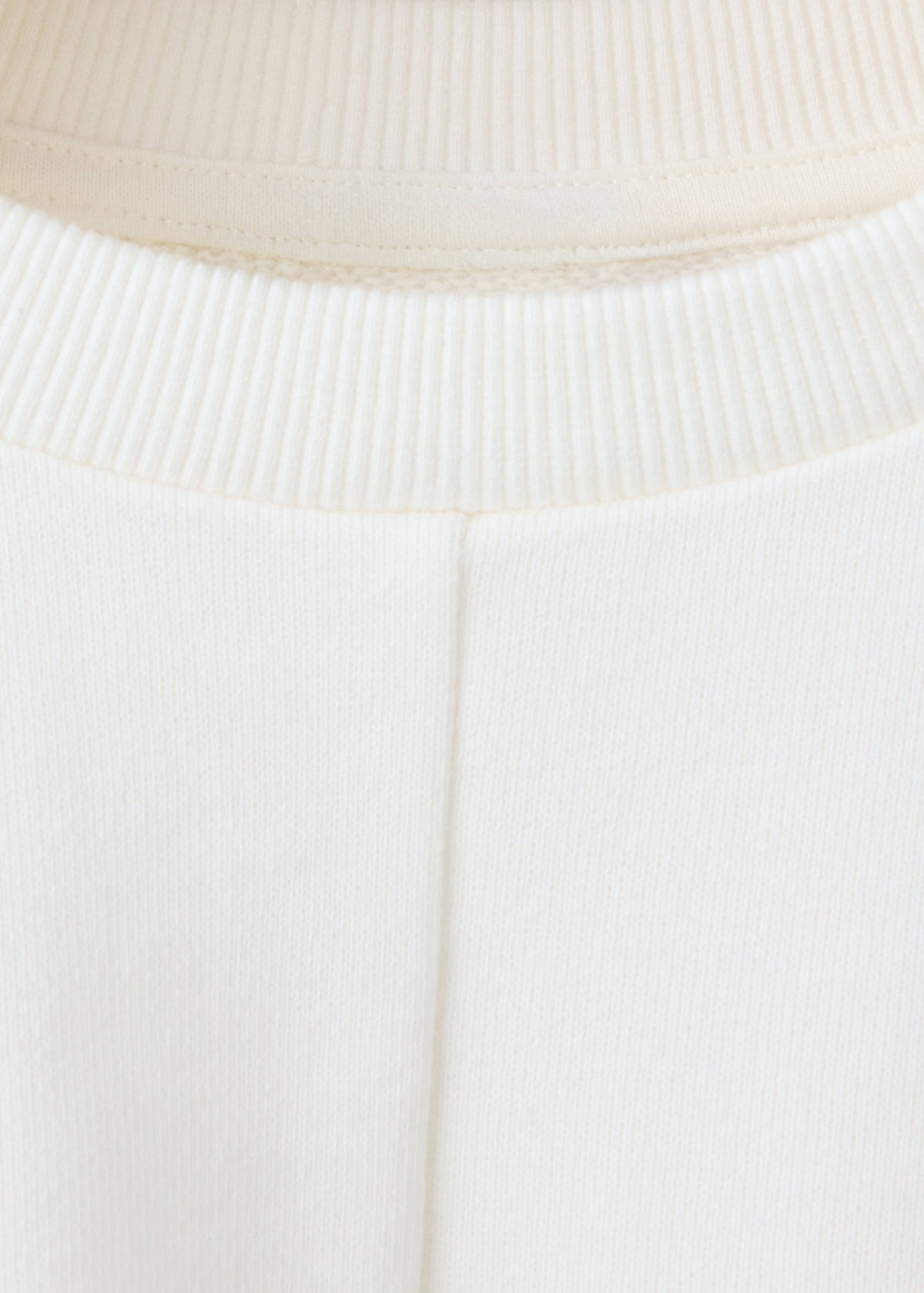 Knotted cotton-blend sweatshirt — Off White