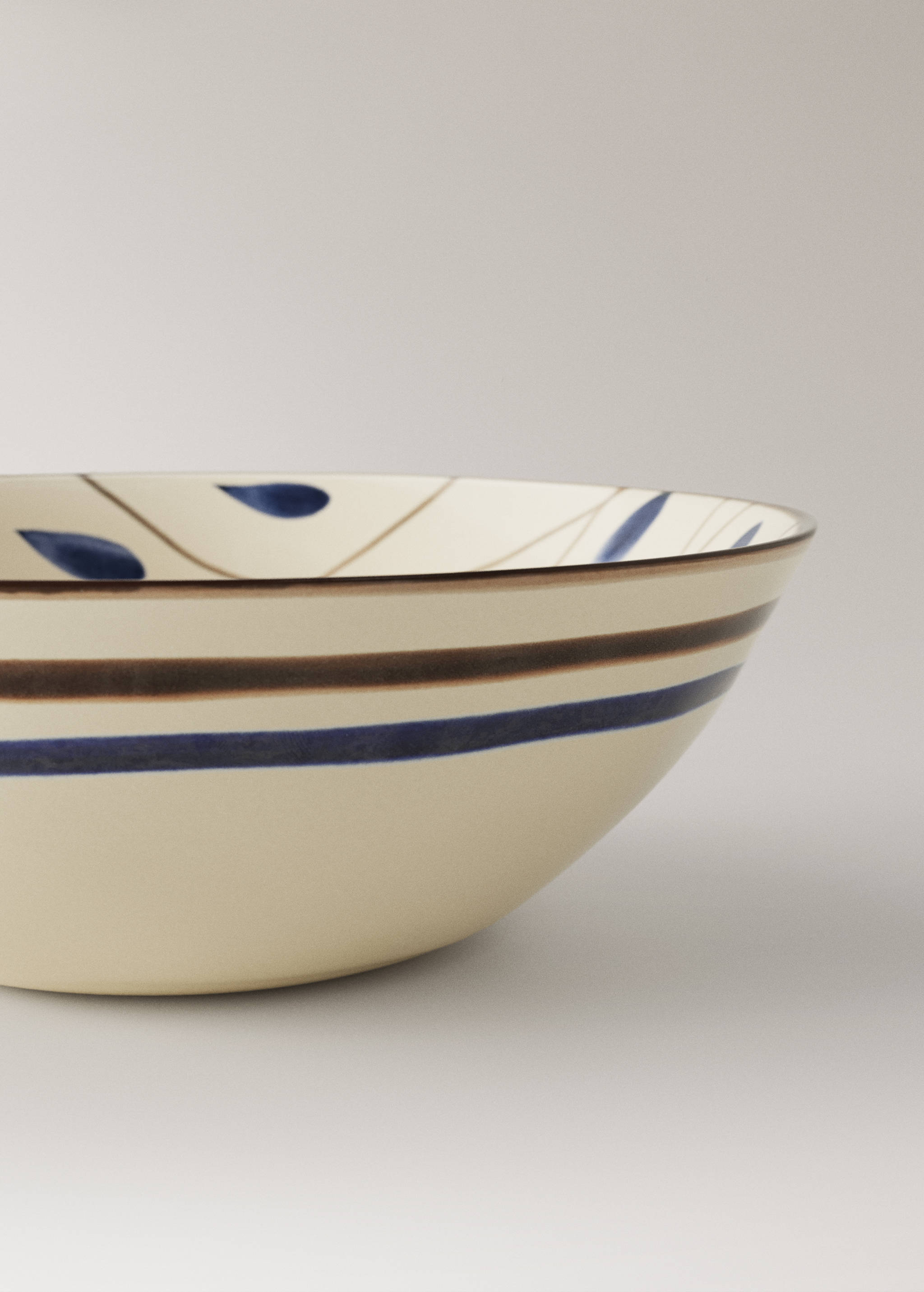 Decorative droplet stoneware bowl - Details of the article 1