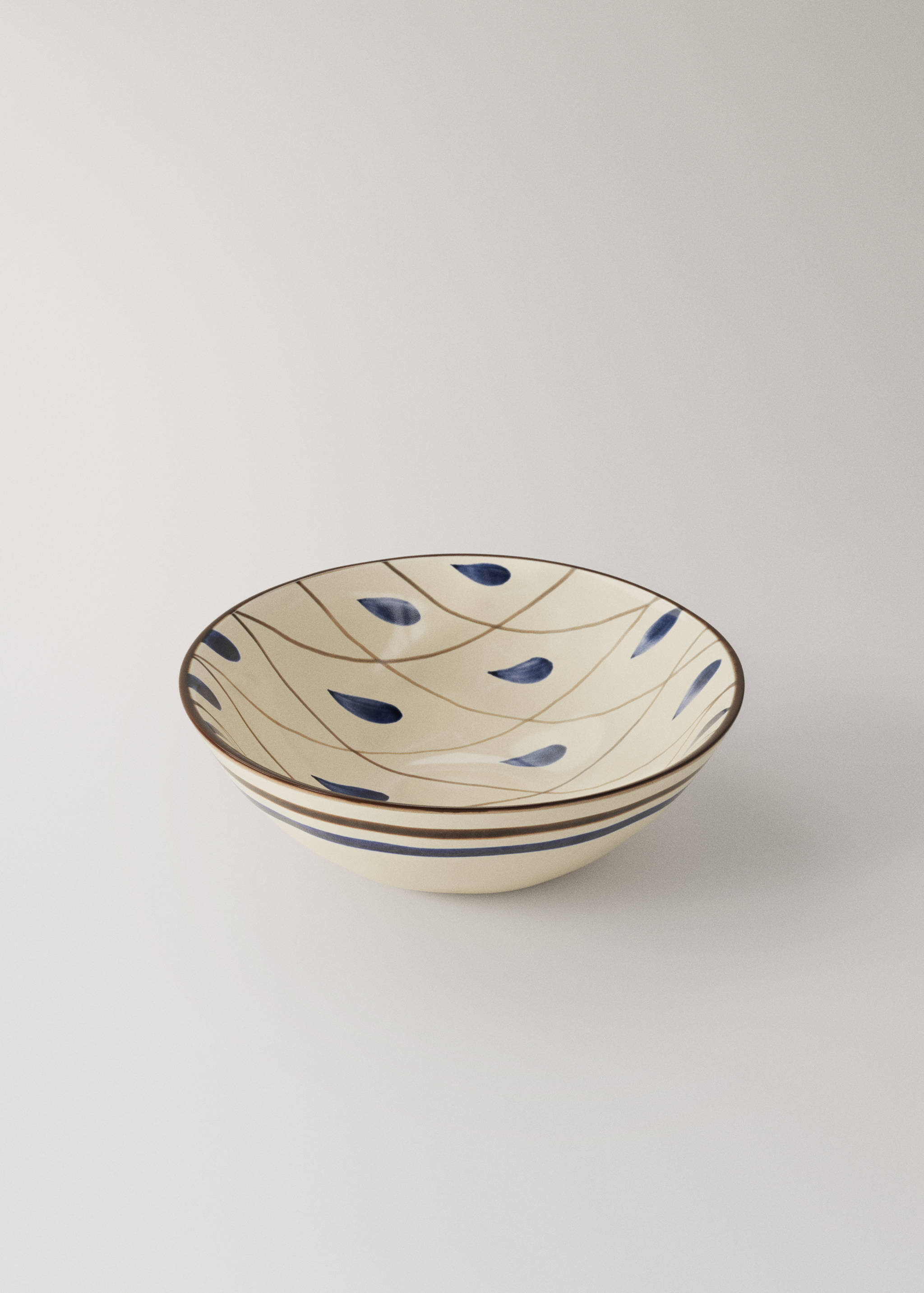 Decorative droplet stoneware bowl - Details of the article 2