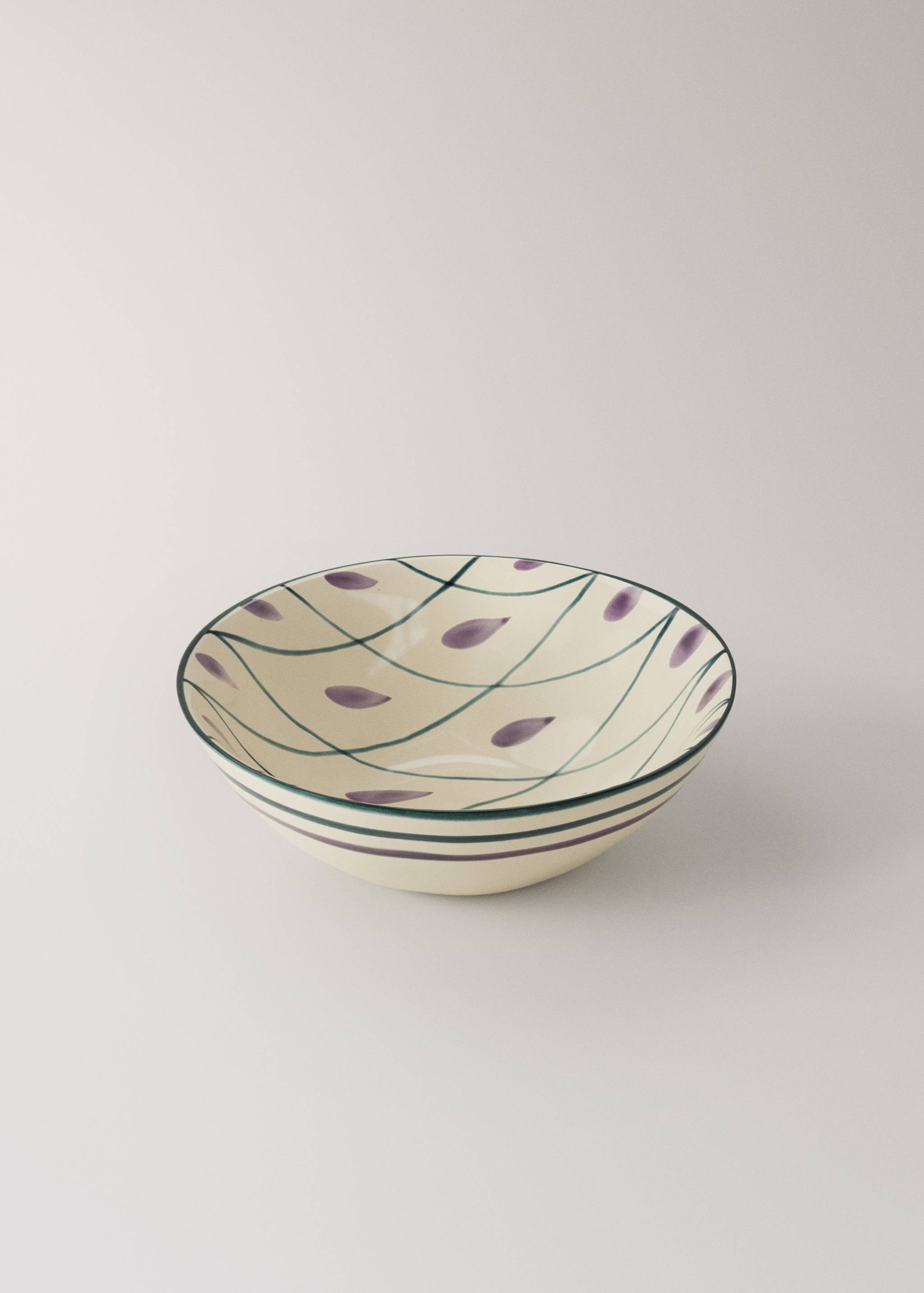 Decorative droplet stoneware bowl - Details of the article 2