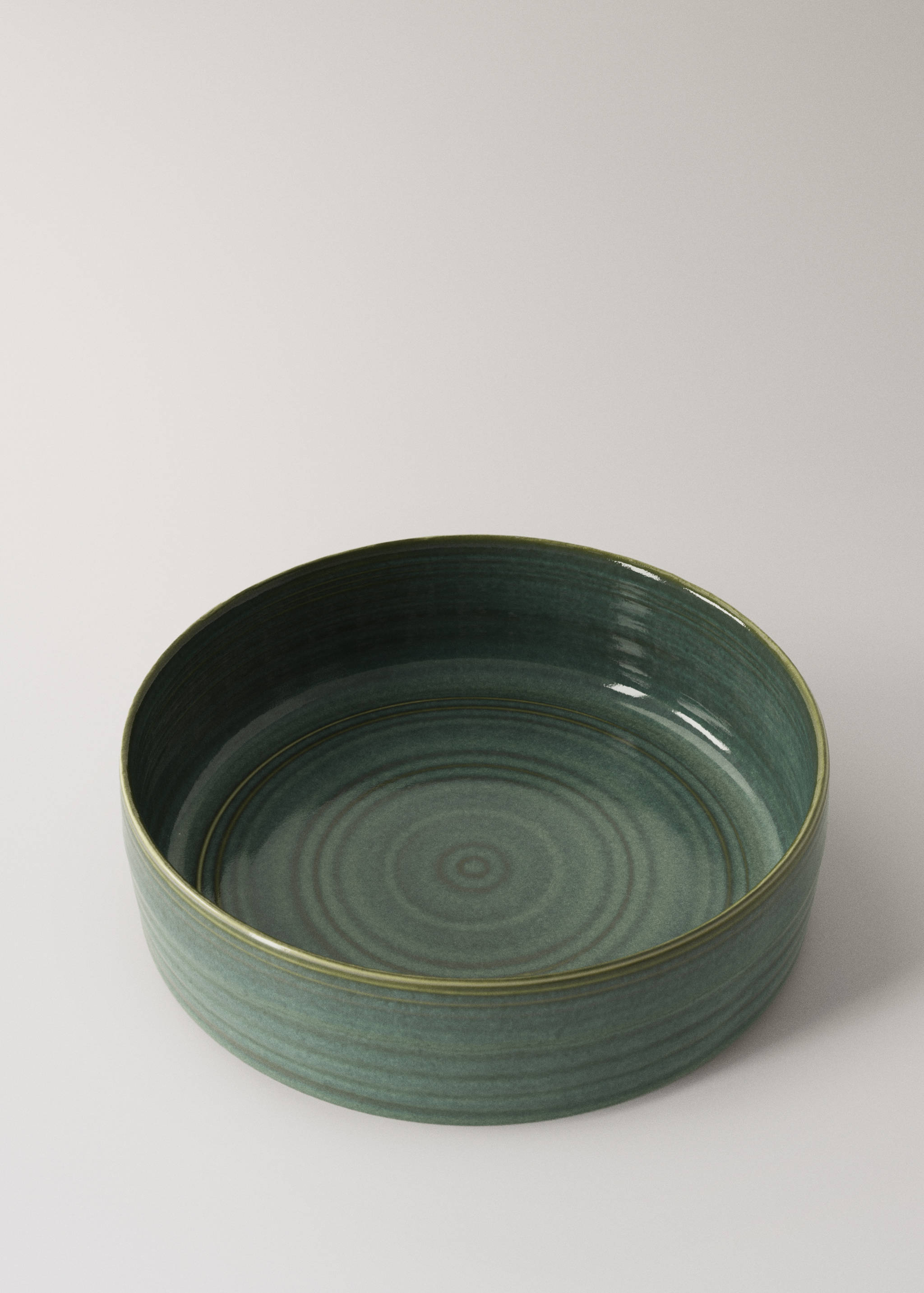 Large reactive glaze gres bowl - Details of the article 1