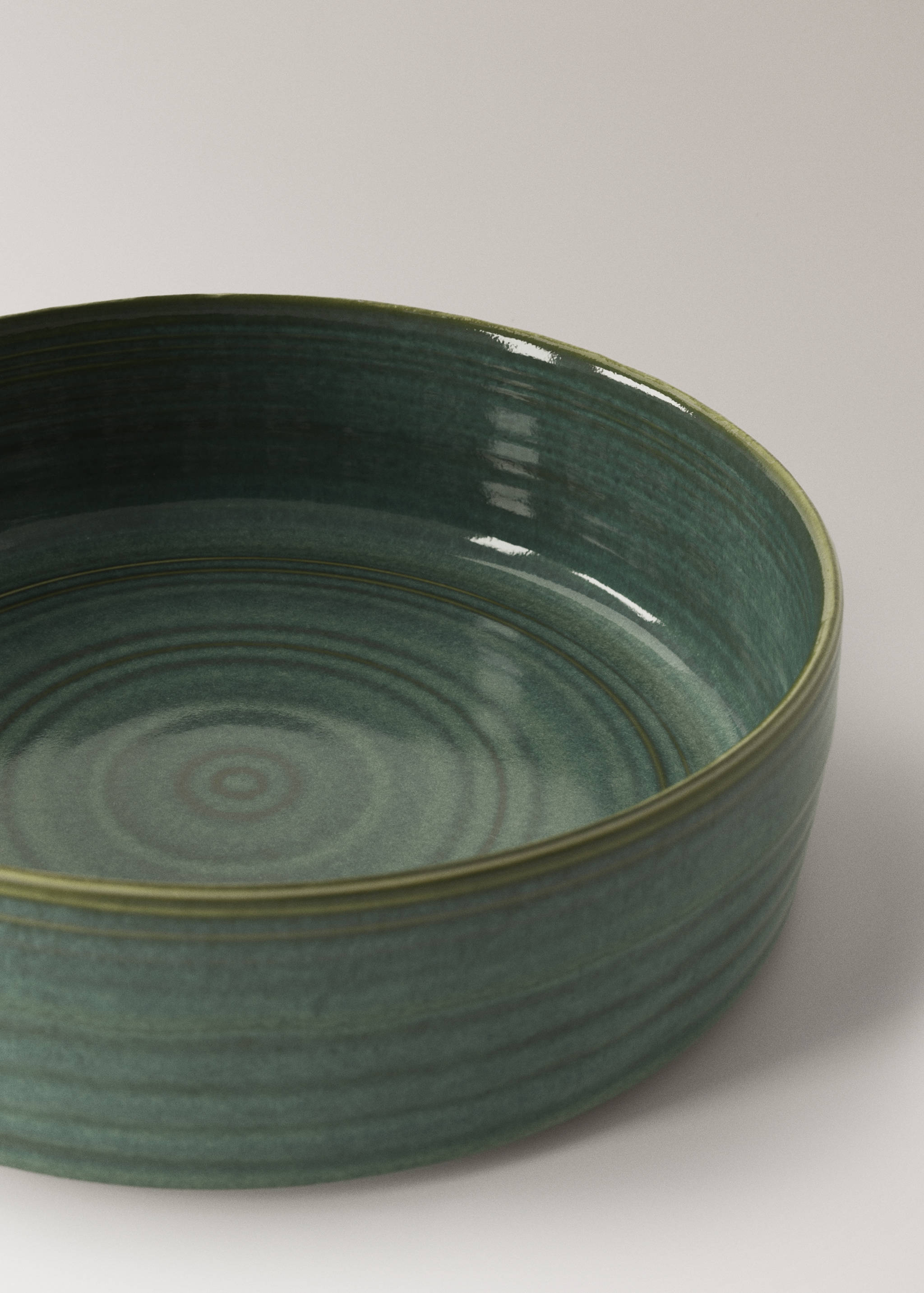 Large reactive glaze gres bowl - Details of the article 2
