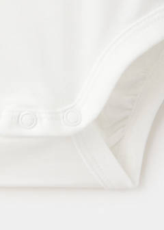 Cotton baby collar playsuit — Off White 4