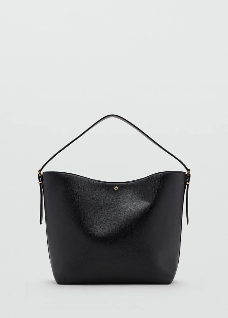 Large bucket bag buckle — Black