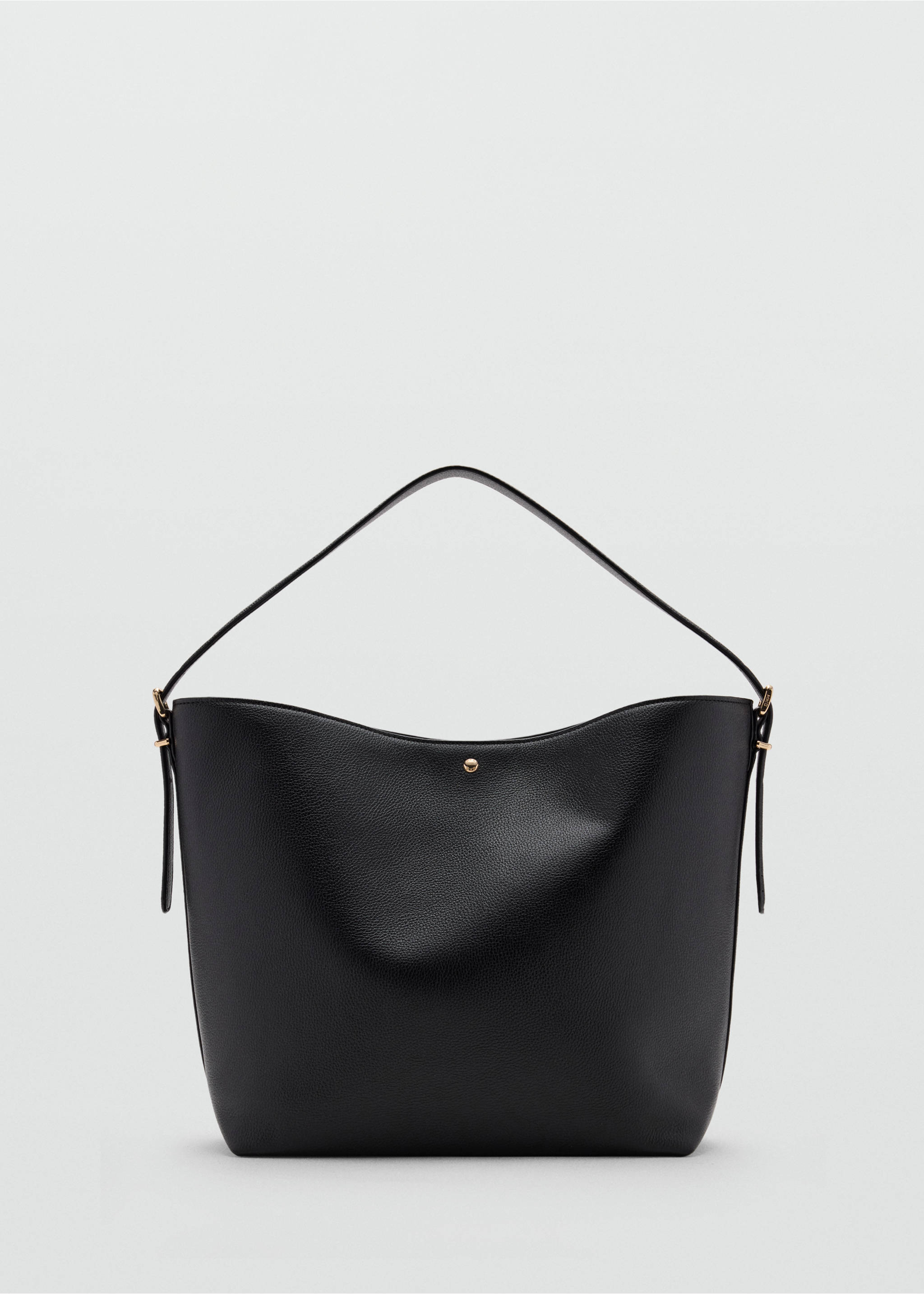 Bucket bag with buckle - Article without model, Black. Ref: 37023318-00.